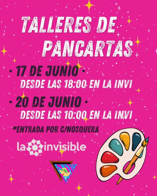 Primer taller de pancartas de Orgullo Crítico