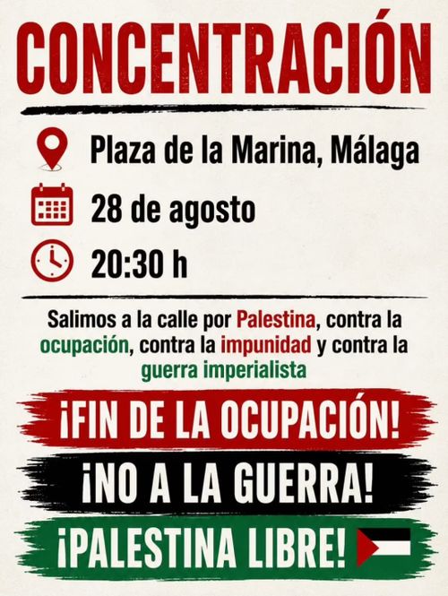 Concentración por Palestina