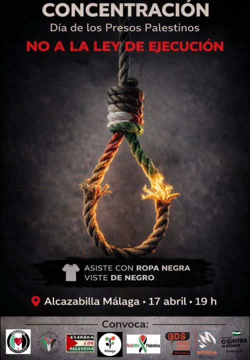 Concentración por el Día de los Presos Palestinos