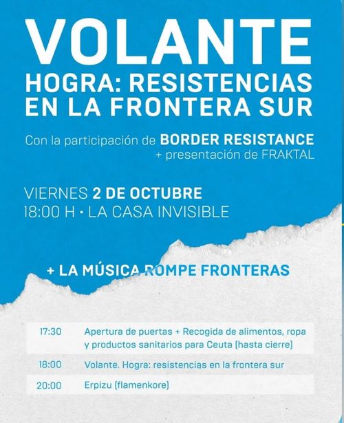 Volante. Hogra: Resistencias en la Frontera Sur