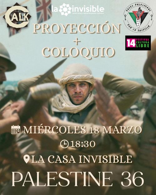 InviCine y Coloquio: Palestine 36