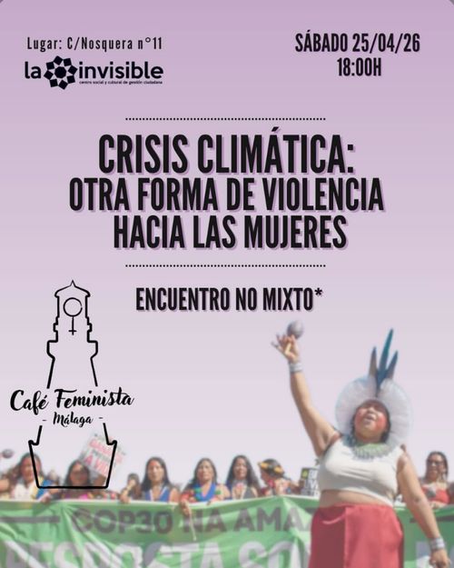 Café Feminista: Crisis climática