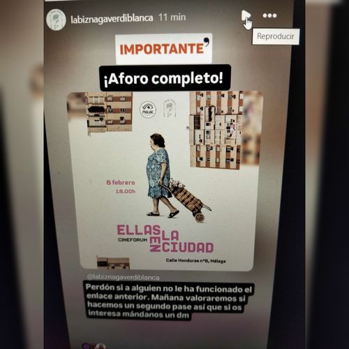 CINE FORUM :ELLAS EN LA CIUDAD