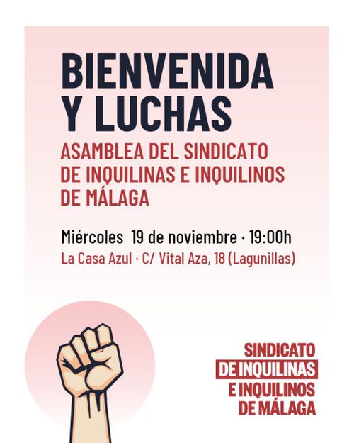Sindicato de Inquilinas: Bienvenida y luchas