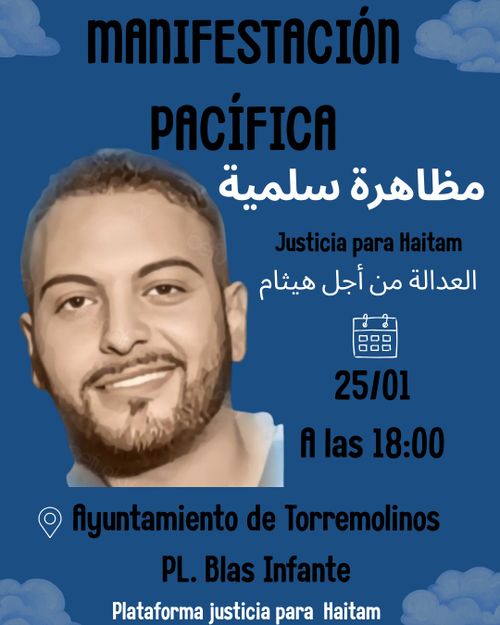 Manifestación pacífica JUSTICIA PARA HAITAM 