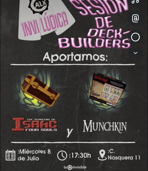 Invi Lúdica: Sesión de Deckbuilders!