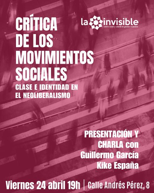 Presentación del Cuaderno de Estrategia núm. 4 "Crítica de los movimientos sociales"