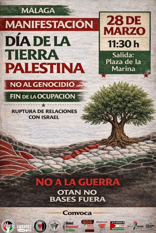 Manifestación Día de la Tierra Palestina