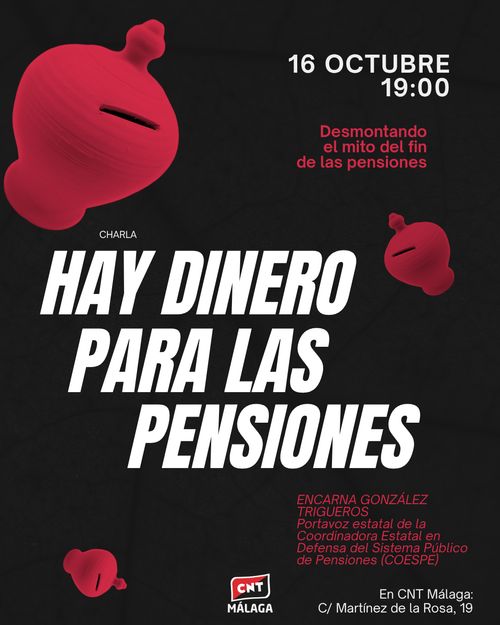 Hay dinero para las pensiones