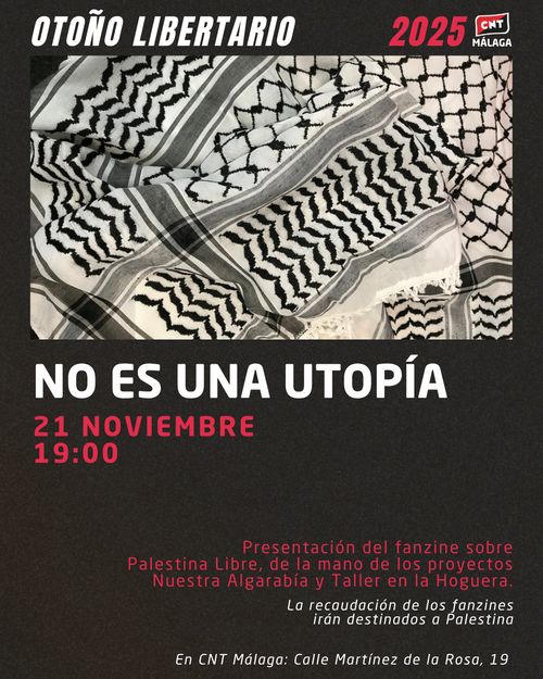 Presentación de fanzine sobre Palestina