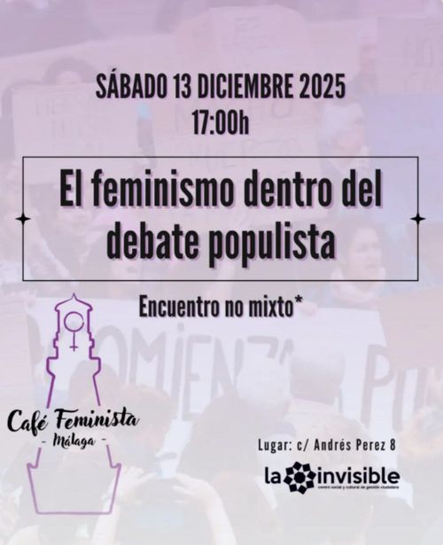 Café Feminista: El feminismo dentro del debate populista