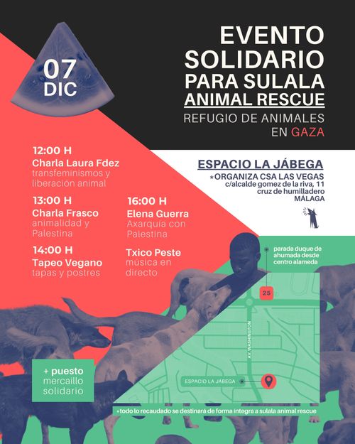 Jornada en apoyo a Sulala Animal Rescue (Gaza)